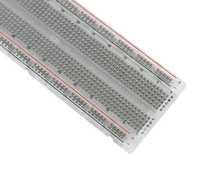 Transparent 830 Tie-point Solderless Plug-in Breadboard With Power Rails BB830T