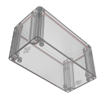 Top Cap Clear Bottom Clear Electronic Enclosures RB63P06C28C