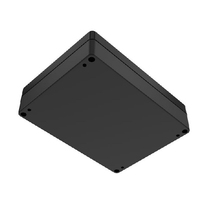 Top Cap Black Bottom Black Electronic Enclosures RB65P06B10B