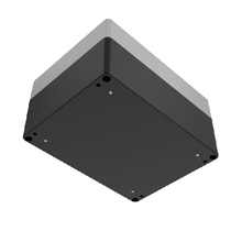 Top Cap Gray Bottom Black Electronic Enclosures RB65P12G20B