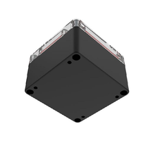 Top Cap Clear Bottom Black Electronic Enclosures RB33P06C16B