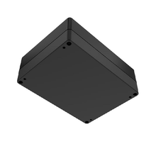Top Cap Black Bottom Black Electronic Enclosures RB65P12B10B