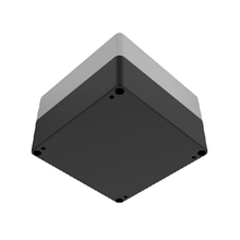 Top Cap Gray Bottom Black Electronic Enclosures RB55P14G16B