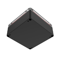 Top Cap Clear Bottom Black Electronic Enclosures RB55P06C16B
