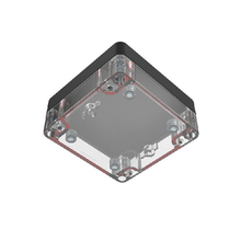 Top Cap Black Bottom Clear Electronic Enclosures RB33P06B08C