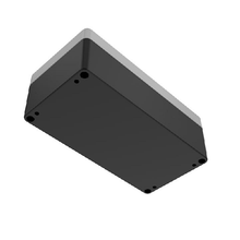 Top Cap Gray Bottom Black Electronic Enclosures RB63P06G16B