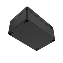Top Cap Black Bottom Black Electronic Enclosures RB53P06B16B