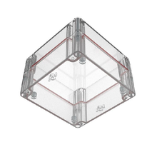 Top Cap Clear Bottom Clear Electronic Enclosures RB55P14C16C