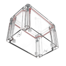 Top Cap Clear Bottom Clear Electronic Enclosures RB53P06C28C