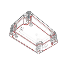 Top Cap Clear Bottom Clear Electronic Enclosures RB53P06C10C