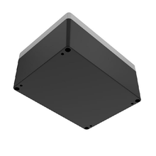 Top Cap Gray Bottom Black Electronic Enclosures RB65P06G24B