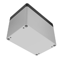 Top Cap Black Bottom Gray Electronic Enclosures RB53P06B28G
