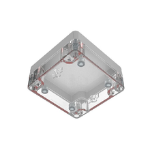 Top Cap Gray Bottom Clear Electronic Enclosures RB33P06G08C