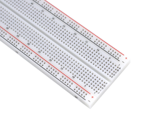 White 830 Tie-point Solderless Plug-in Breadboard With Power Rails BB830