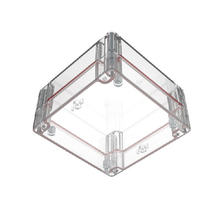 Top Cap Clear Bottom Clear Electronic Enclosures RB55P14C10C
