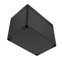 Top Cap Black Bottom Black Electronic Enclosures RB53P06B28B