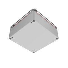 Top Cap Clear Bottom Gray Electronic Enclosures RB55P06C16G