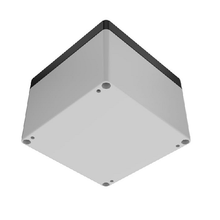 Top Cap Black Bottom Gray Electronic Enclosures RB55P06B28G