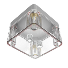 Top Cap Gray Bottom Clear Electronic Enclosures RB22P04G10C