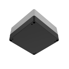 Top Cap Gray Bottom Black Electronic Enclosures RB55P14G10B