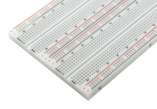 White 1660 Tie-point Solderless Plug-in Breadboard With Power Rails BB1660