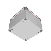 Top Cap Clear Bottom Gray Electronic Enclosures RB33P06C16G