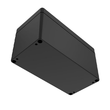 Top Cap Black Bottom Black Electronic Enclosures RB63P06B28B
