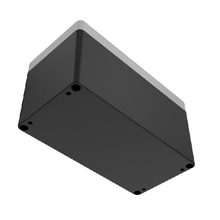 Top Cap Gray Bottom Black Electronic Enclosures RB63P06G28B