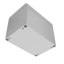 Top Cap Gray Bottom Gray Electronic Enclosures RB53P06G28G