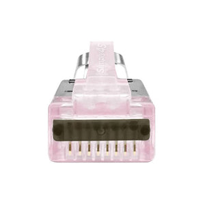 ProSeries Cat6/6a Shielded with Cap45 & Bar45 External Ground Pass-Through RJ45 Modular Plug S45-1750P (50pcs/2Jar)