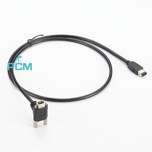 Cable FireWire 9 Pin Male 90° Right Angle w/ Screw PCM-CLC-26