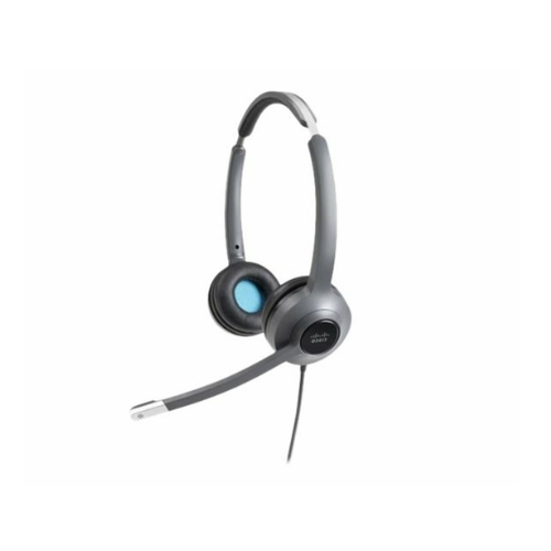 Cisco Headset Wired Dual With Connector And USB-A Adapter CIS-CP-HS-W-522-USB