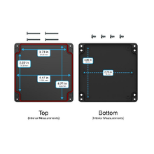 Top Cap Black Bottom Black Electronic Enclosures RB55P14B16B