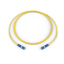 5 Meters Fiber Optic Jumper Standard LCUPC Duplex SM 2F Zipcord Riser Standard Yellow Jacket 040402R5116005M