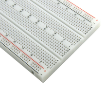 White 1460 Tie-point Modular Solderless Plug-in Breadboard With Power Rails BB1460