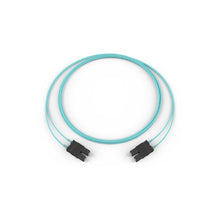10 Meters Fiber Optic Jumper Standard SC Duplex MM 2F Zipcord Riser Standard Aqua Jacket 575702T5120010M