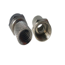 RG6 Quad Shield Twist-On Type Connector 083-1042/Q (Pack of 100)