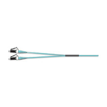 5 Meters Fiber Optic Jumper Standard SC Duplex MM 2F Zipcord Riser Standard Aqua Jacket 575702T5180005M
