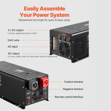 12 V 2000 Watt Power Inverter with LCD Display and Compatible with Various Batteries BL-W2012V-L