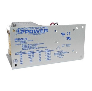 Linear Unregulated Power Supplies 75V-6.6A Output Volts/Amps IP500U75