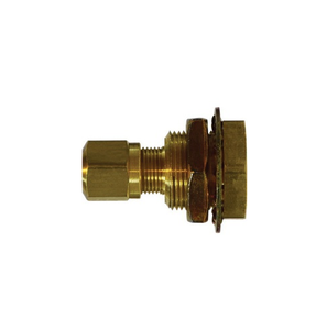 3/8" Brass Bulkhead Connector 28322