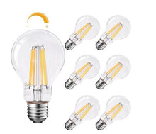 12W 2700K 1600LM Dimmable Soft White LED Edison Light Bulb YGA16C10-A19CL12W(Pack of 6)