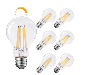 12W 2700K 1600LM Dimmable Soft White LED Edison Light Bulb YGA16C10-A19CL12W(Pack of 6)