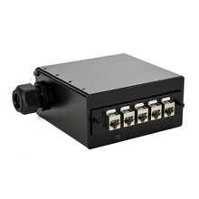 DIN Rail Enclosure Accommodates 1 Adapter Plate Liquid Gland Black Empty Tight Cable DTC1APG