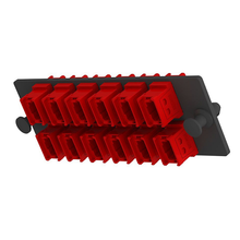 12 Port Opticom MPO Fiber Optic Adapter Panel FAP Horizontal FAPH1224RDMPO