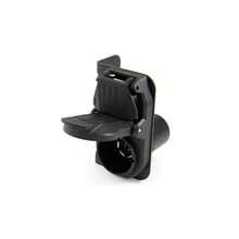 4 Way Horizontal Mount Combo Trailer Connector Socket 101431