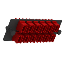 12 Port Opticom MPO Fiber Optic Adapter Panel FAP Horizontal FAPH1224RDMPO