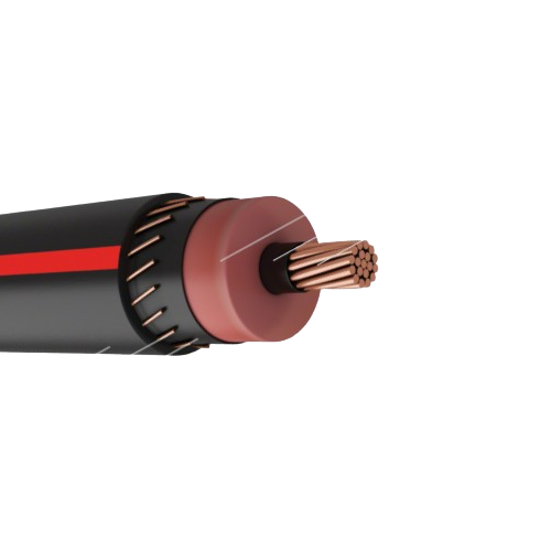 750 MCM 61 Str Copper Primary UD Cable 9 AWG 1/3 Neutral EPR / LLDPE MV ...