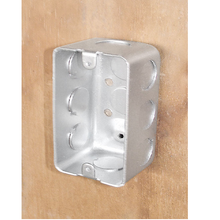 Caja práctica extragrande embutida de 4-1/8" de largo x 2-1/2" de ancho x 1-7/8" de profundidad con conducto KO's G20281 (paquete de 100)