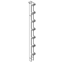 45U Single Sided Narrow Vertical Cabling Section 11730-103